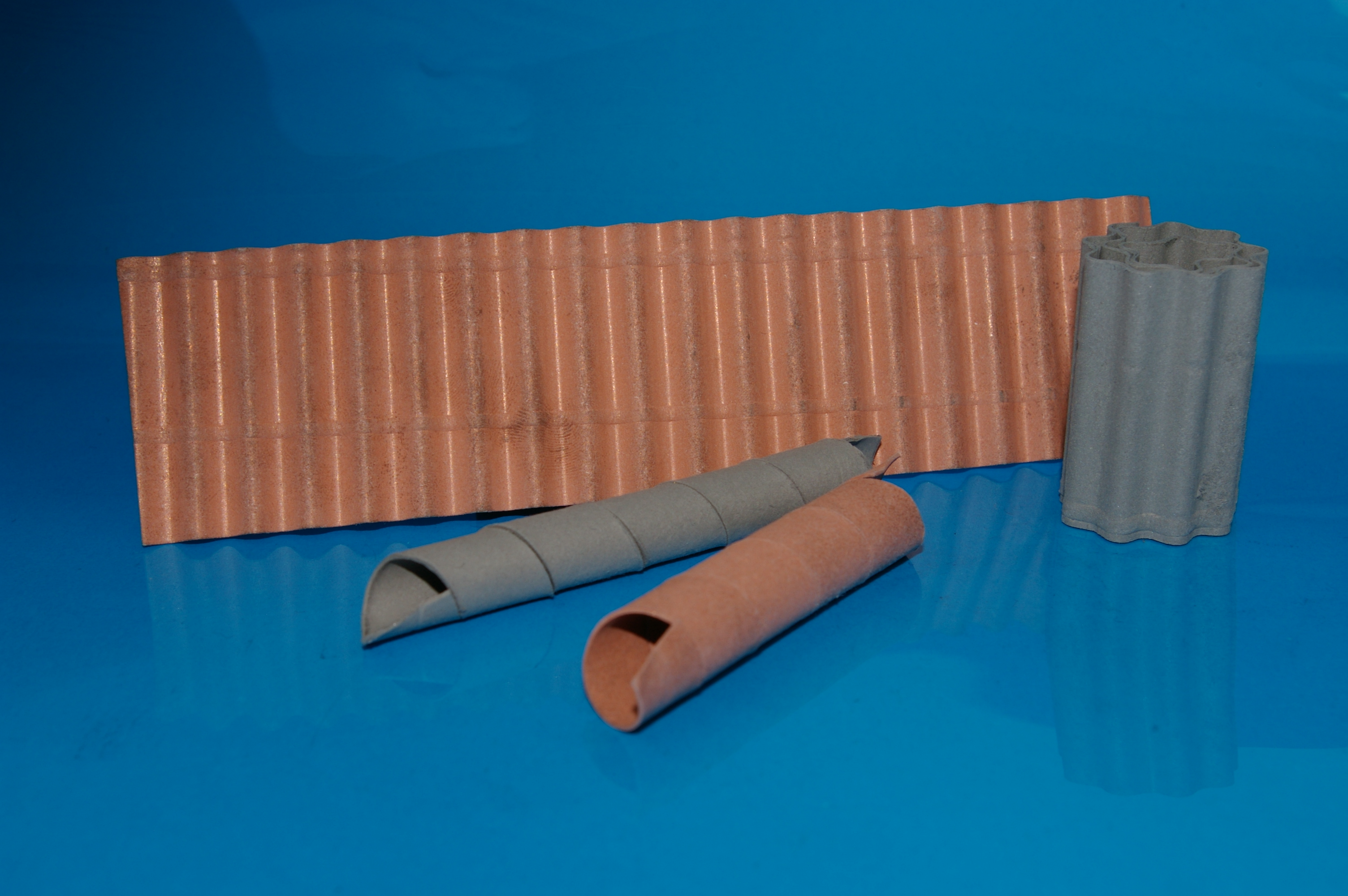 Papiertechnologisch verarbeitete Sinterpapiere (Kupfer und Edelstahl)