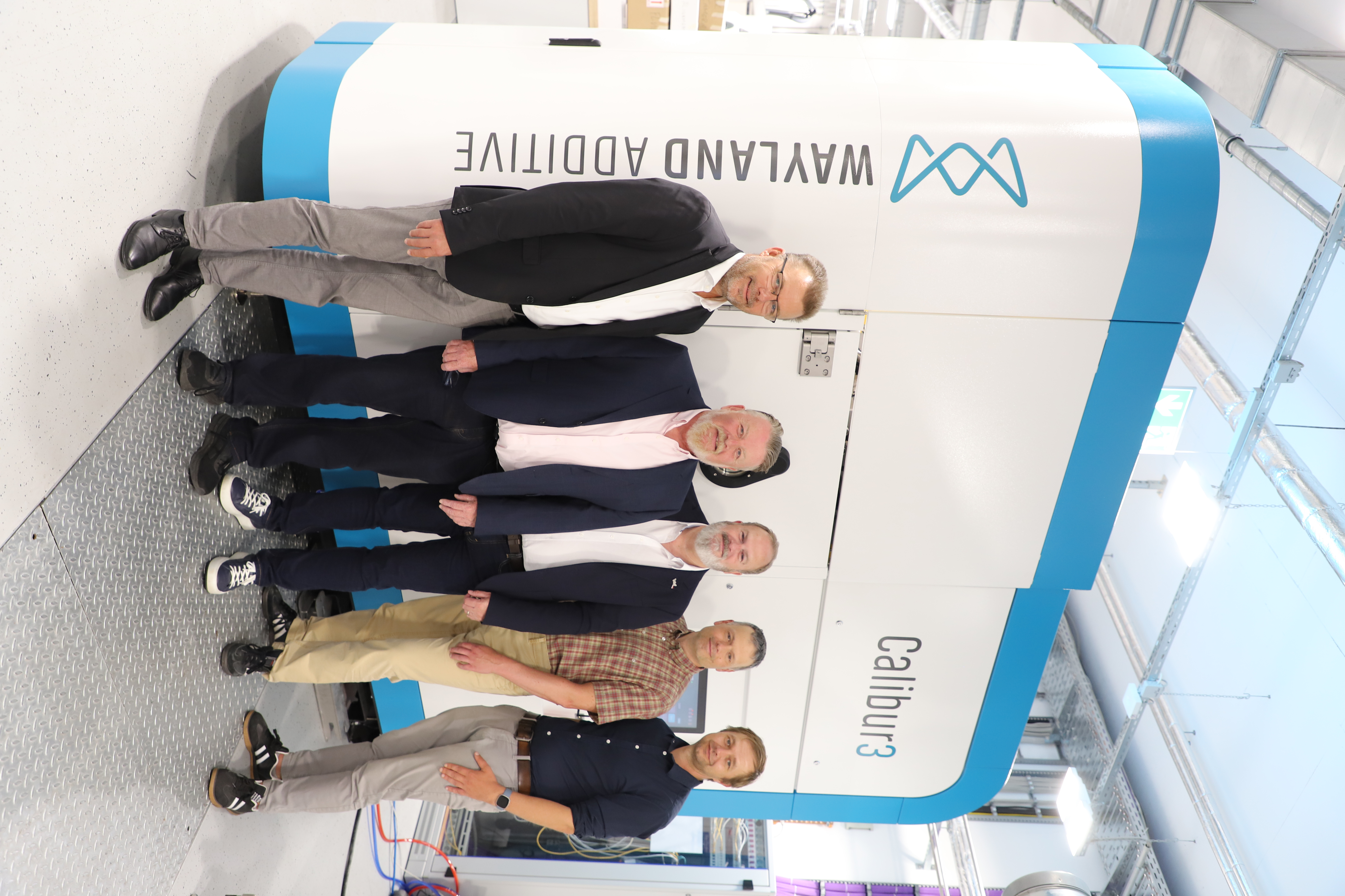 Representatives of Fraunhofer IFAM Dresden and Wayland Additive Representatives of Fraunhofer IFAM Dresden and Wayland Additive