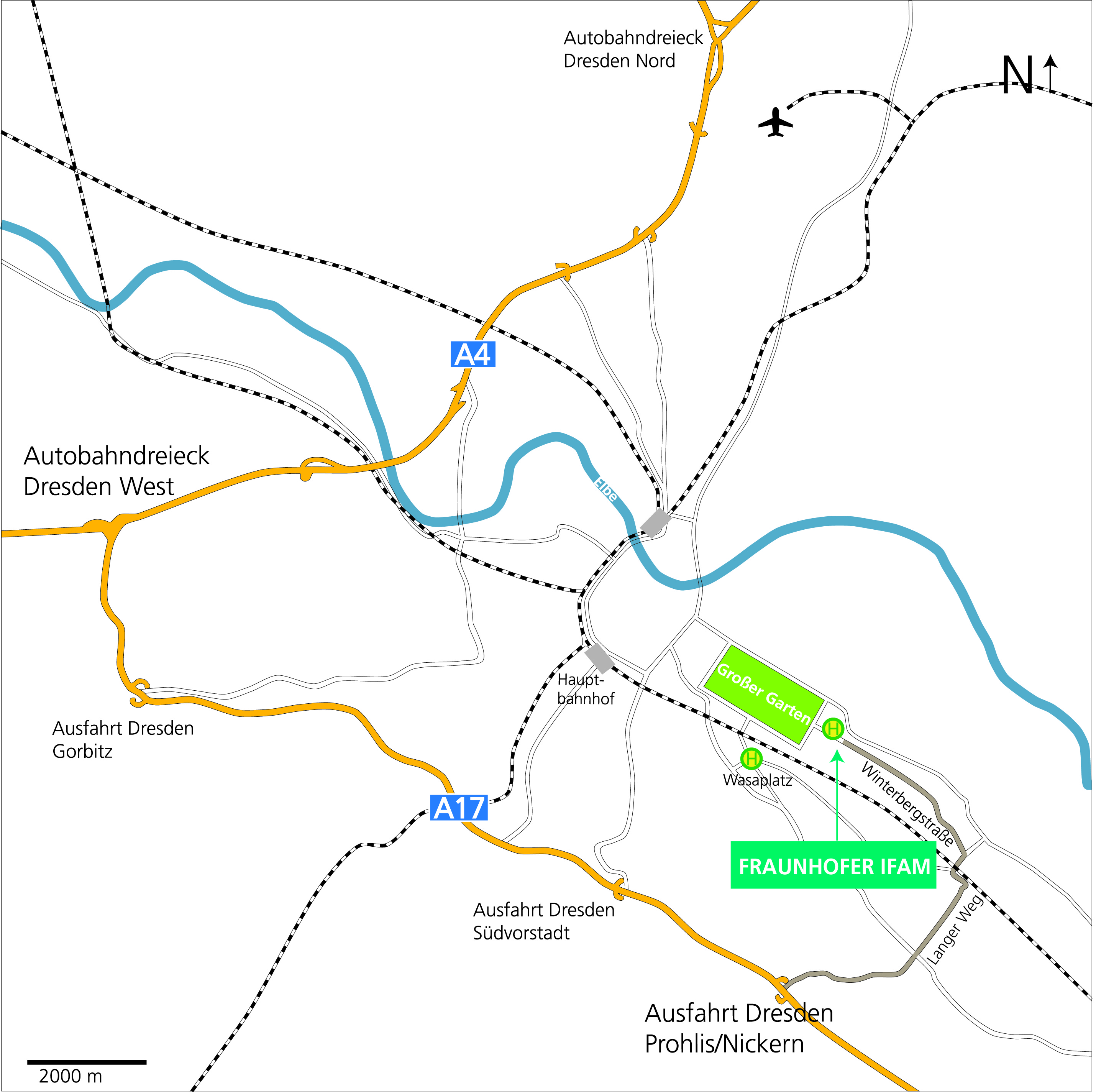 Anfahrt Fraunhofer IFAM Dresden