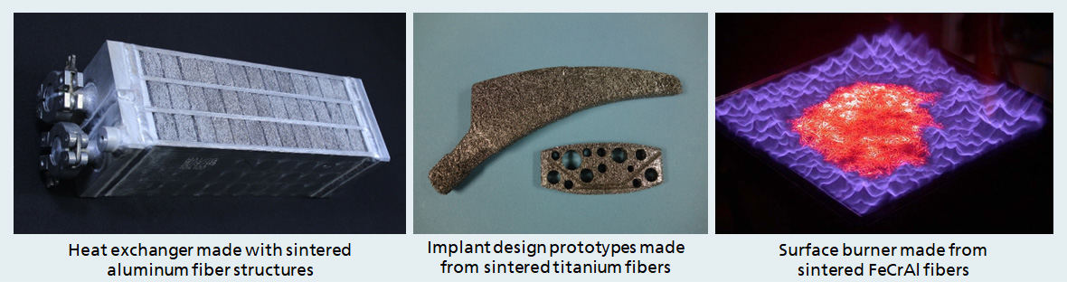 Applications fiber structures