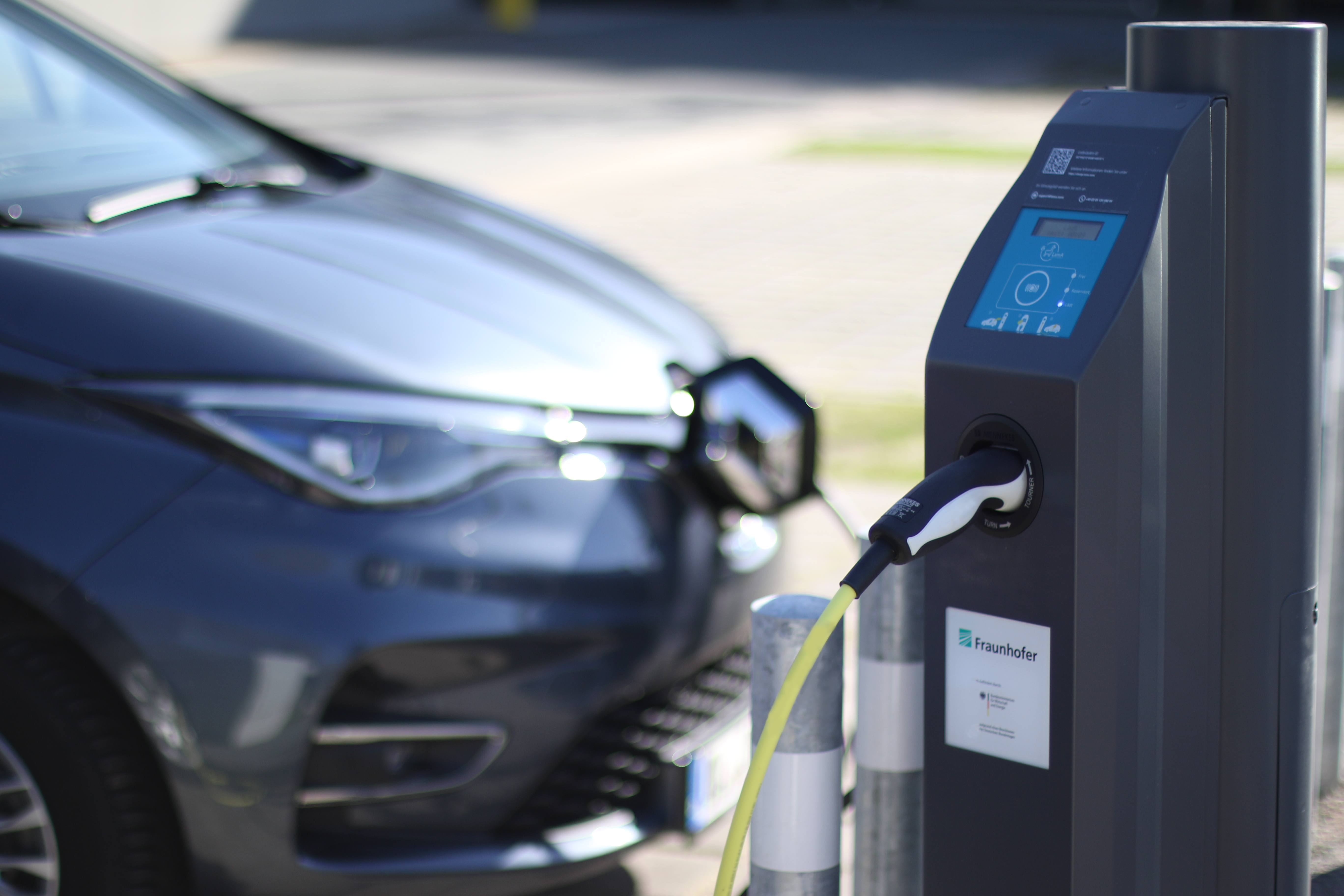 Ladesäule für Elektroautos am Fraunhofer IFAM.