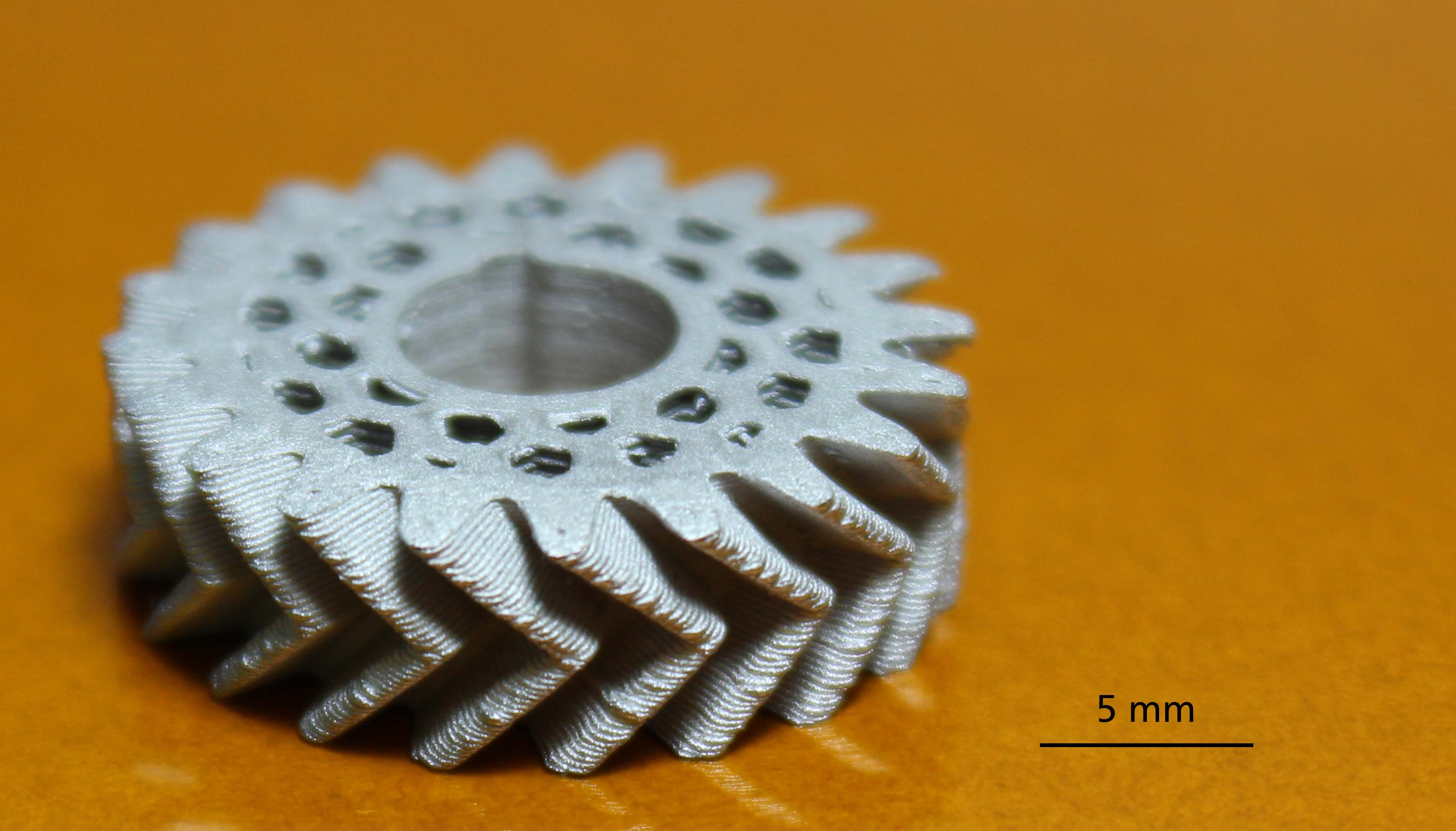 Fused Filament Fabricarion - Printed and Sintered Gear Wheel