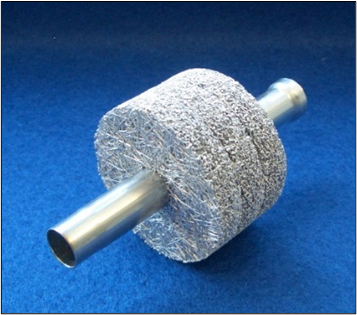 Figure 2: Metal fiber structure-pipe composite
