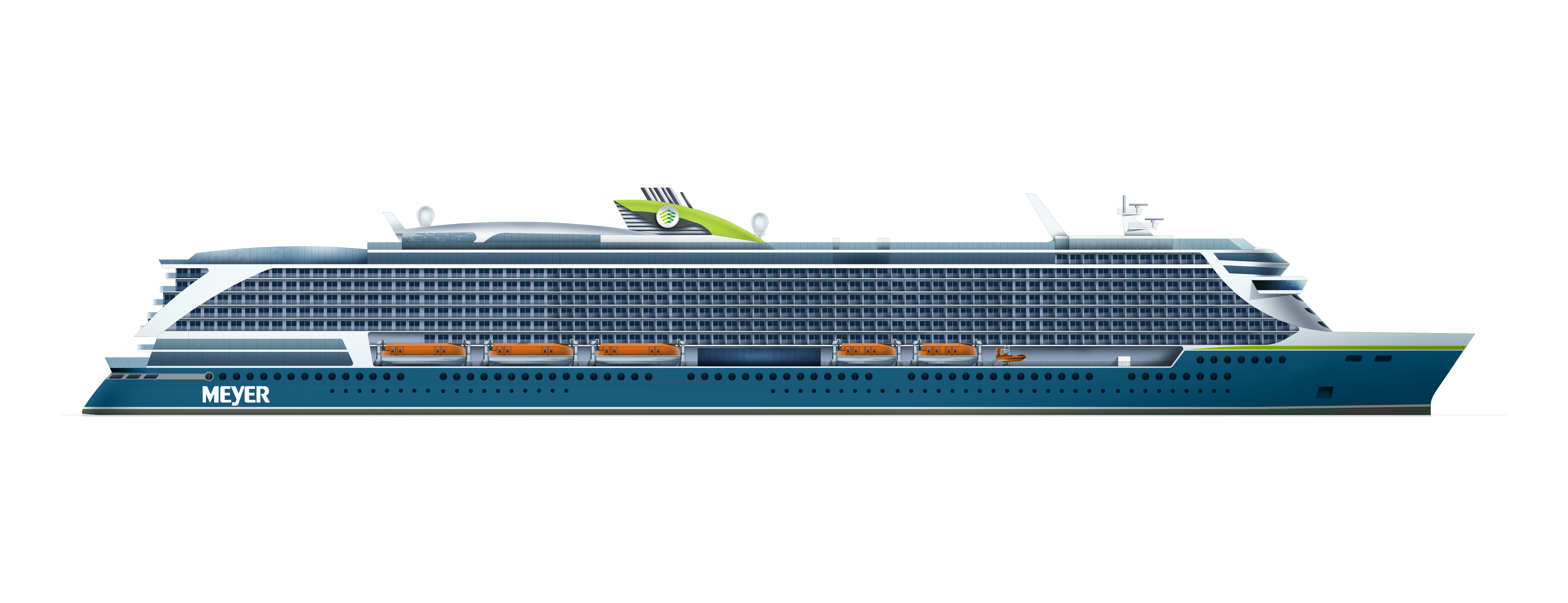 Fire-resistant and bio-based fiber composites have great potential, especially for structural lightweight design in cruise ships