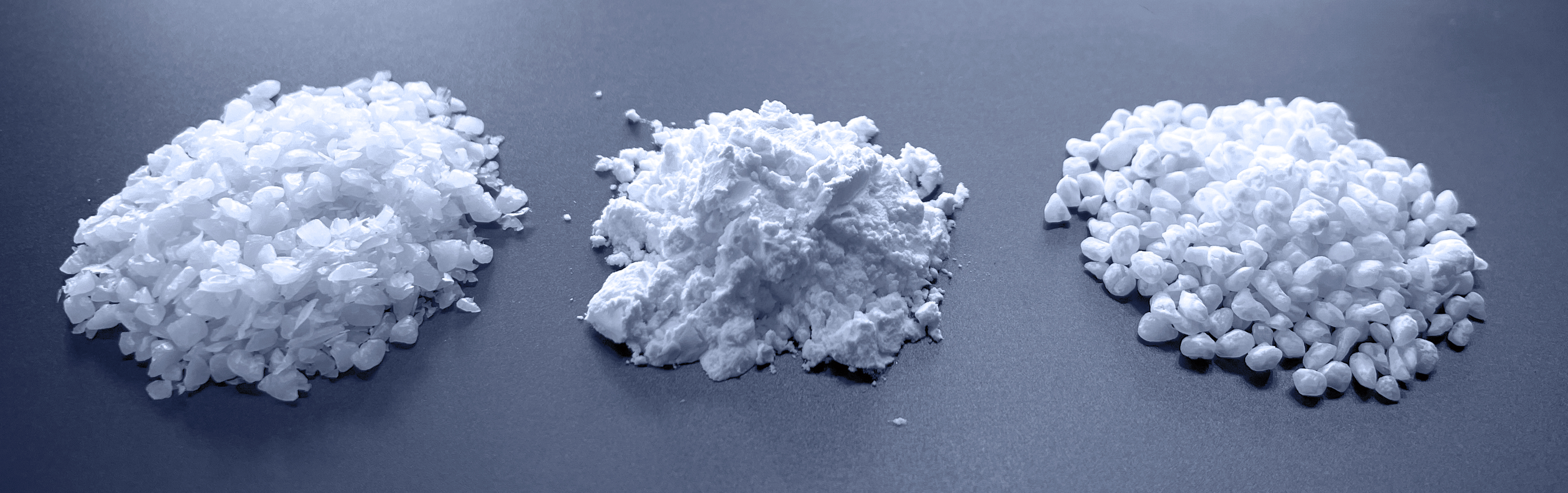 From PCL (left) to composite (right) containing bioactive glass (center).