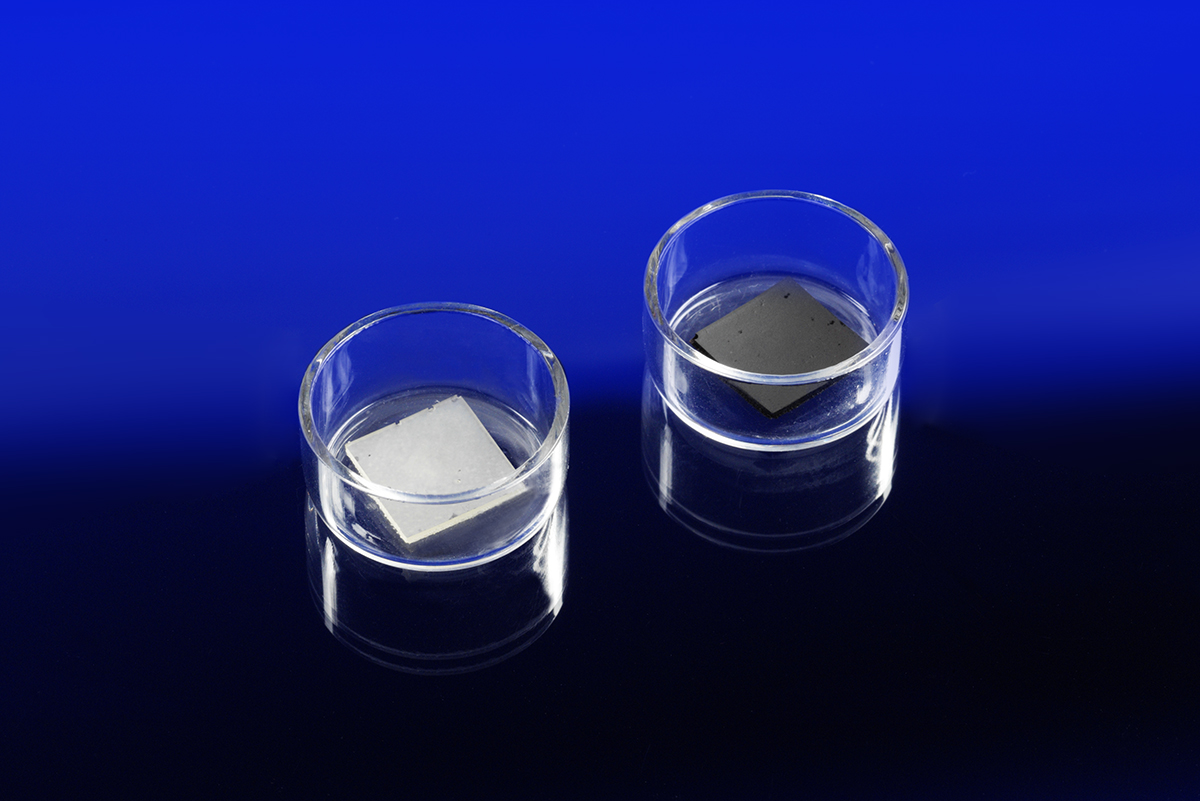 Non-aged and thermally aged adhesive samples