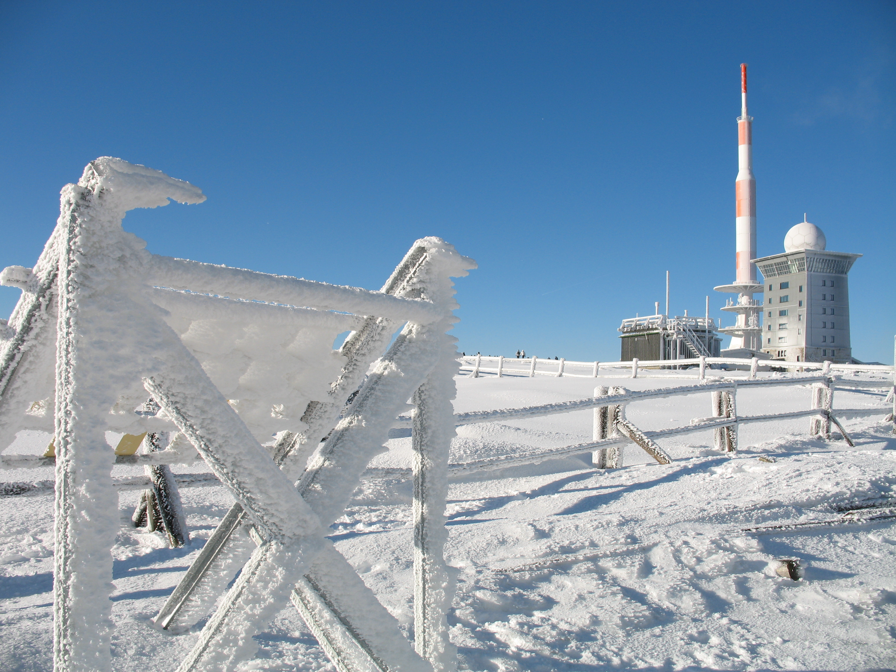 Storage samples on the Brocken during the winter months