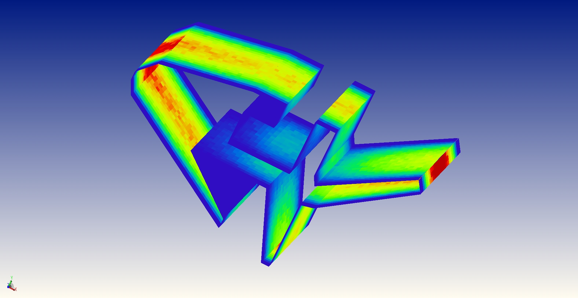 Ray tracing: Intensity distribution on a light profile